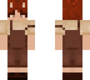 red bear girl