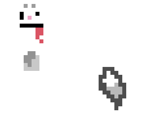 |*| white kitty with mouth blood idk :d |*|