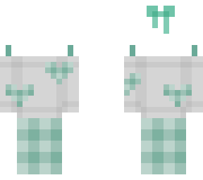 ~ plaid mint pajamas ~