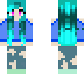 blue cyan green