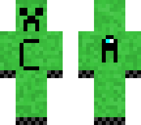 creepereso but evrything on him is black