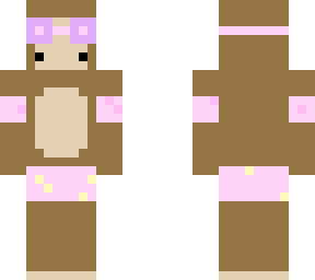 monkey swims