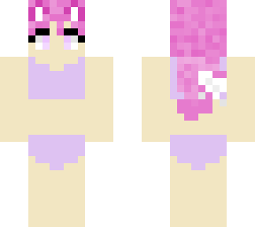 pink and blurple swimsuit girl (with straps)