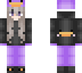 purple duck girl (matching)