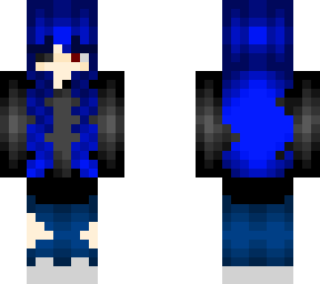 blue girl