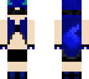 blue warrior wolf (also demon wolf) bounty hunter (fixed)