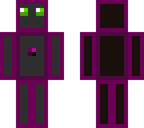 cool dark skin with purple outline