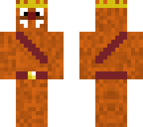 grumpus with crown and belt