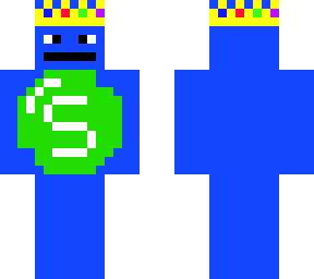 skittle king with a face