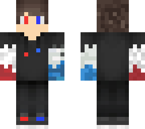 blue and red boy