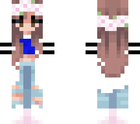 girl with flower