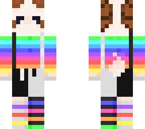 goat rainbow b&w