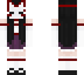 kitsun (purple and red)