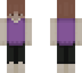 purple androgynous