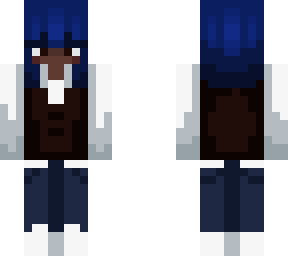 blue hair