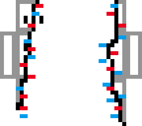half glitched white