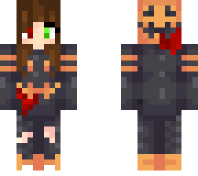 halloween pumpkin girl