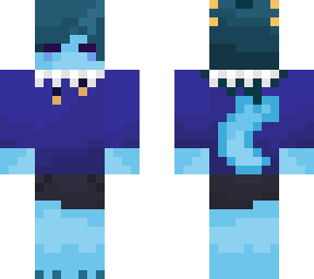 me as vaporeon (with collar)