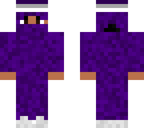 purple guy with a hat