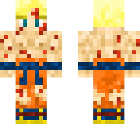 super saiyan goku (with blood)
