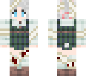naroa's clothes bandages & less blood