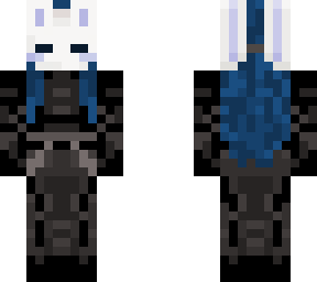 bunniguts-blue bunny military girl