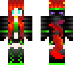 lycan girl in green