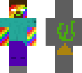 rainbow herobrine