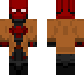 the red hood. (with trench coat)