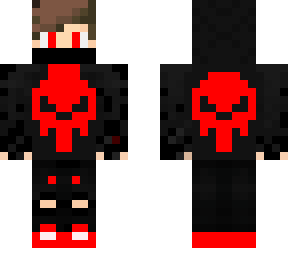 cool red skull ninja