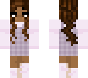 cute black girl purple