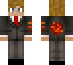 flaming suit