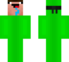 me in green
