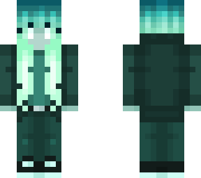 turquoise color girl