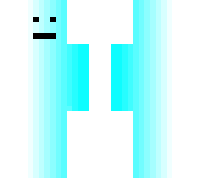 white to blue