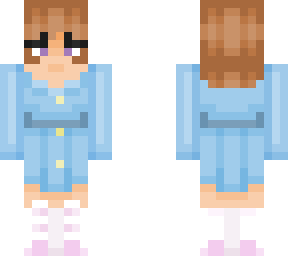 blue dress