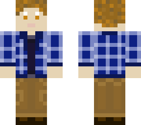 blue flannel guy