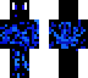 cool blue drip character