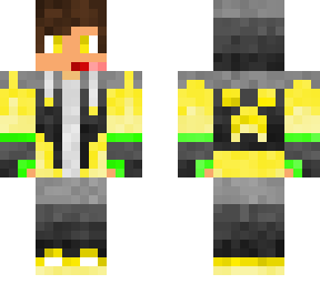 explorador con traje amarillo