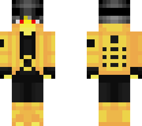 male - kurama chakra mode uniform