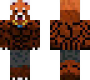 muscle red panda