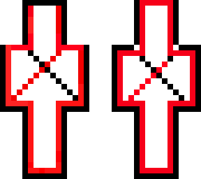 red and black illusion