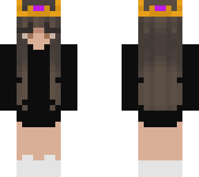 black sweater dress and crown
