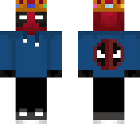 deadpool with crown