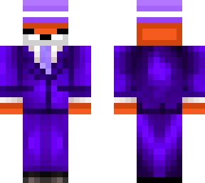 fox in purple suit