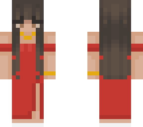red dress