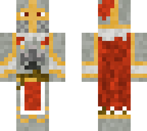 silver knight- red