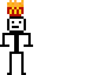stickman w/ fries