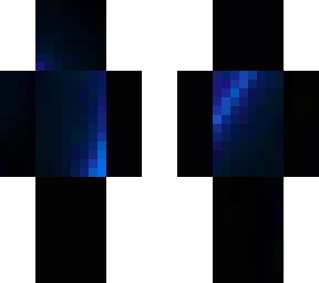 black, white & blue pattern skin