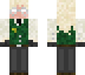green blonde vest